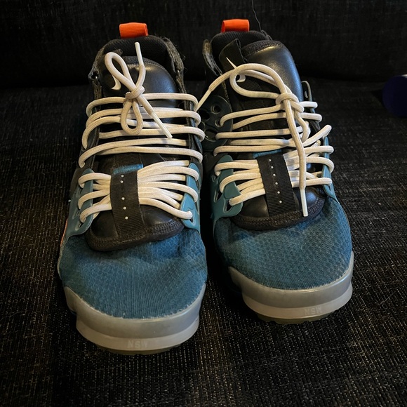 DIM SIX Black and Orange Sneakers - Picture 1 of 6